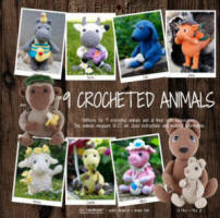Go Handmade 9 Crocheted Animals Book