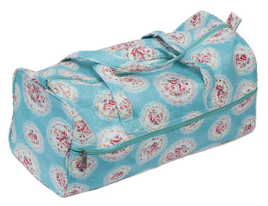 Cameo Floral Blue Craft Bag