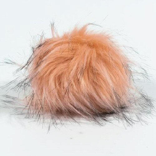 Pink Faux Fur 15cm PomPom