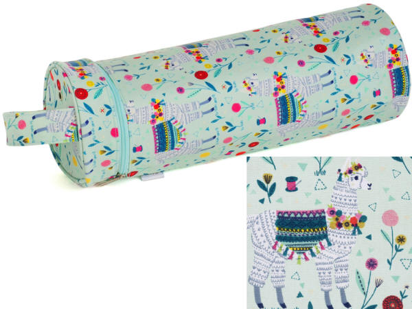 Llama Matt PVC Coated Cotton Yarn & Needle Holder 