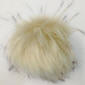 Cream Faux Fur 15cm PomPom