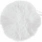 11cm and 6cm White PomPom