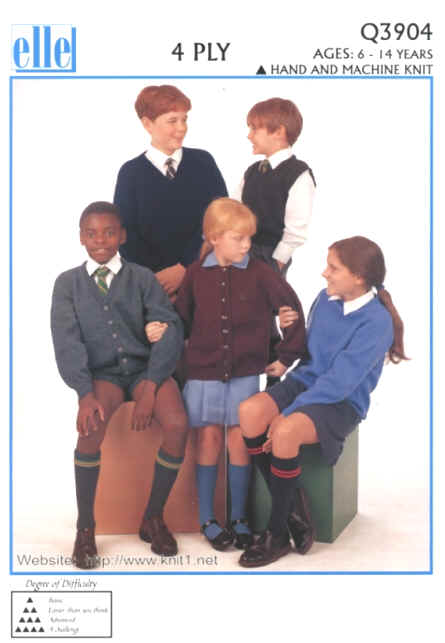 school jumpers, cardigans and tank top