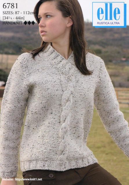 Ladies Cable Pullover
