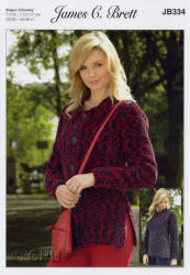 James C.Brett Flutterby Animal Print Super Chunky Patterns