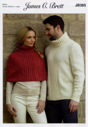 James C.Brett Aran with Wool Patterns