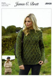 James C.Brett Highlander Chunky Patterns
