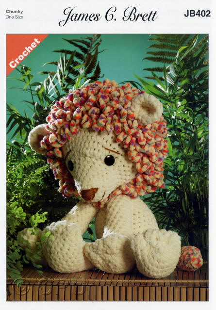 Rory the Lion. Colours shown are shades B9 and B27