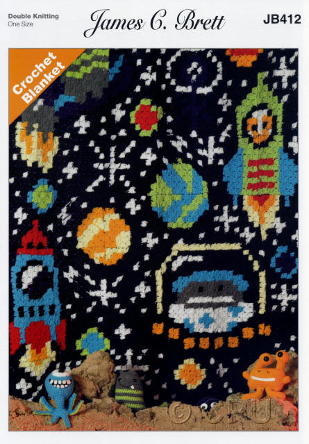 Crochet Space Blanket