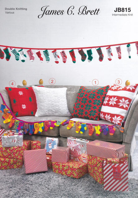 Christmas Cushions and Advent Calendar Socks 