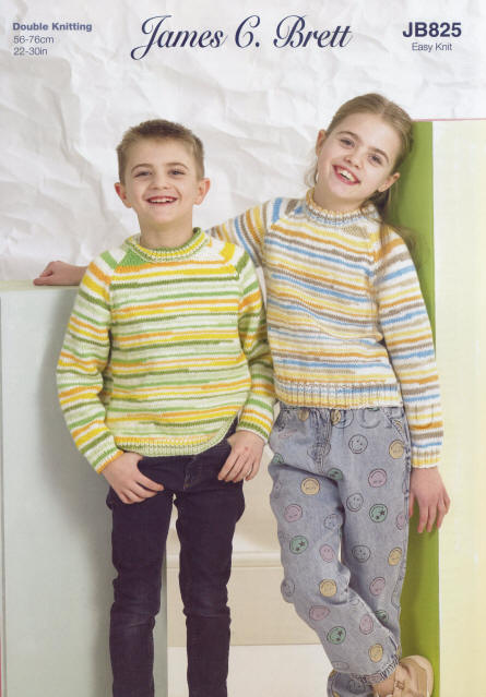 Colours shown are shades PTS03 and PTS02 - Childrens Sweaters