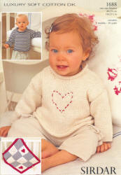 Sirdar Luxury Soft Cotton Double Knit Patterns