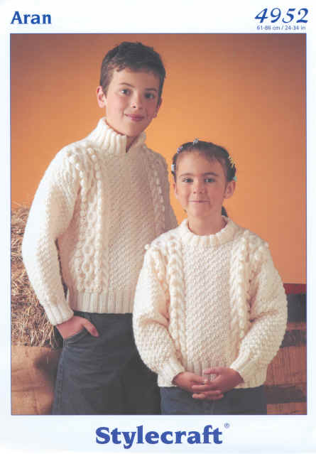 Childrens Aran Sweaters