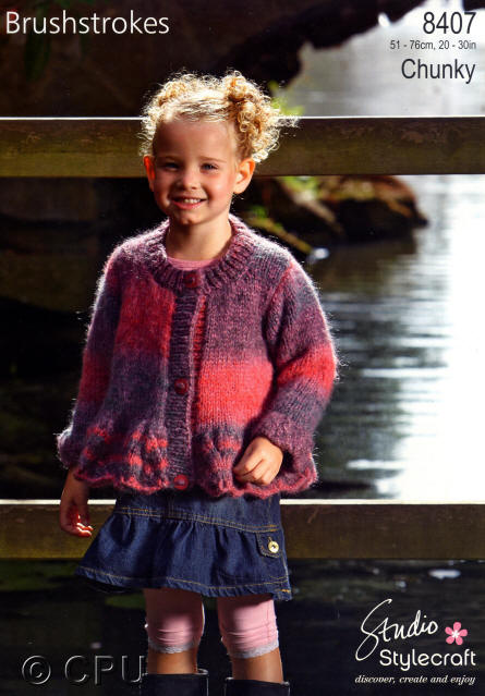  Childrens Horseshoe Print Cardigan