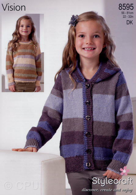  Girls Sweater and Hooded Cardigan