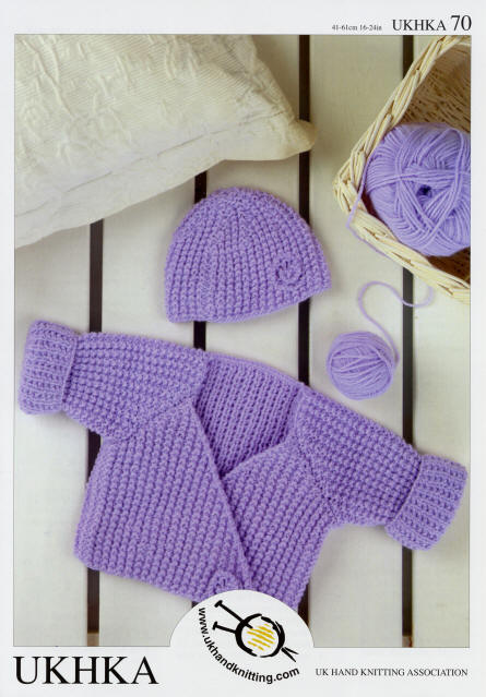 Wrap Cardigan and Hat