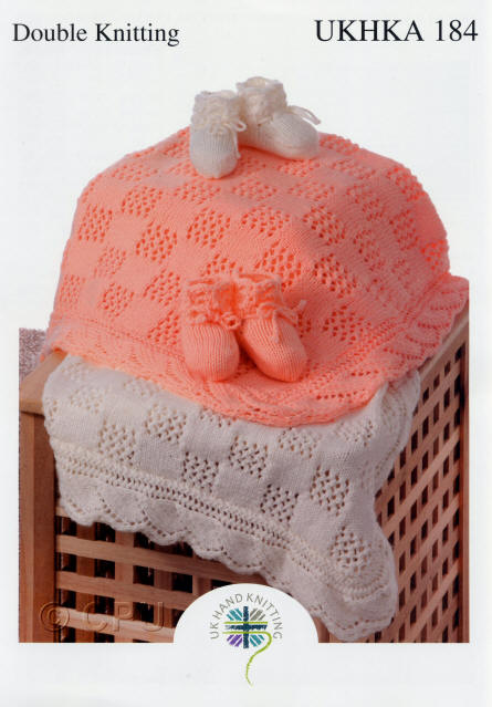 Lace Blanket and Bootees