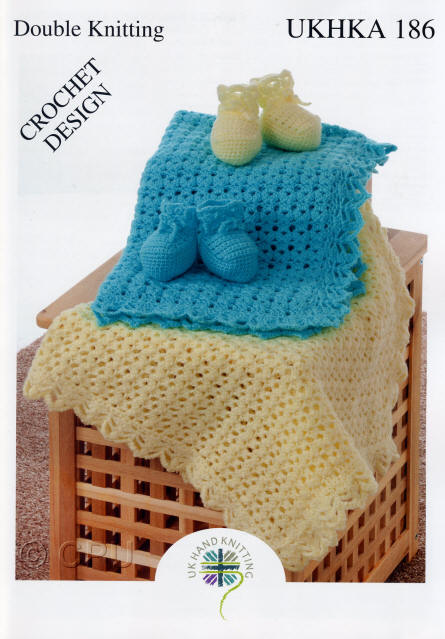 Crochet Blanket and Bootees