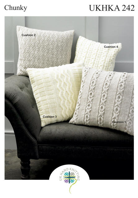 Knitted Throw and Cushions