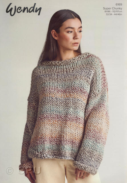 Knitted Ladies Quick Knit Sweater - Colour shown is Altitude (5683)