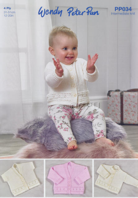 Knitted Cardigan, Waistcoat and Slipover