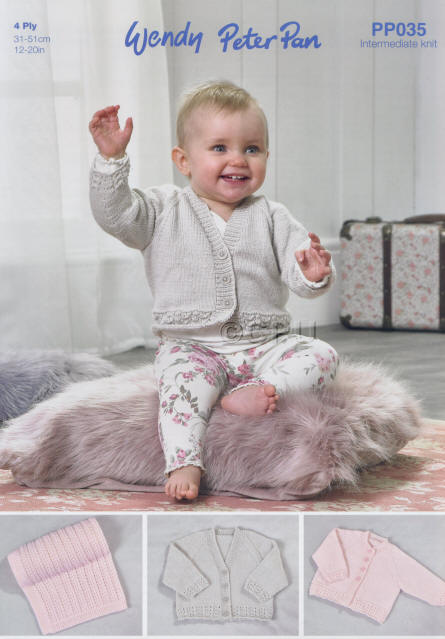 Knitted Cardigan, Waistcoat and Slipover